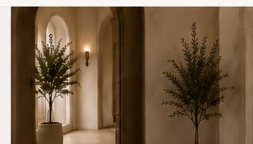 Corridor inside a Saachii studio location in London